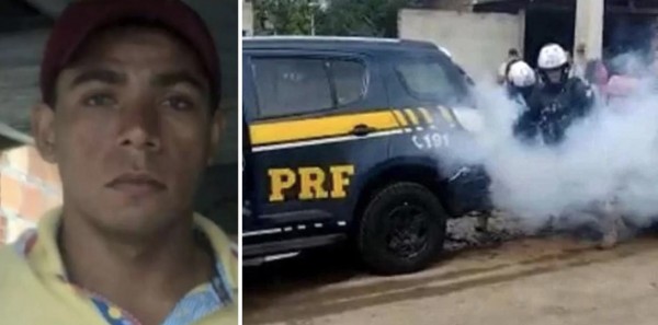 Ele está melhor que nós aí dentro', disse agente policial à mulher de Genivaldo de Jesus Santos, asfixiado em Sergipe | 93 Notícias