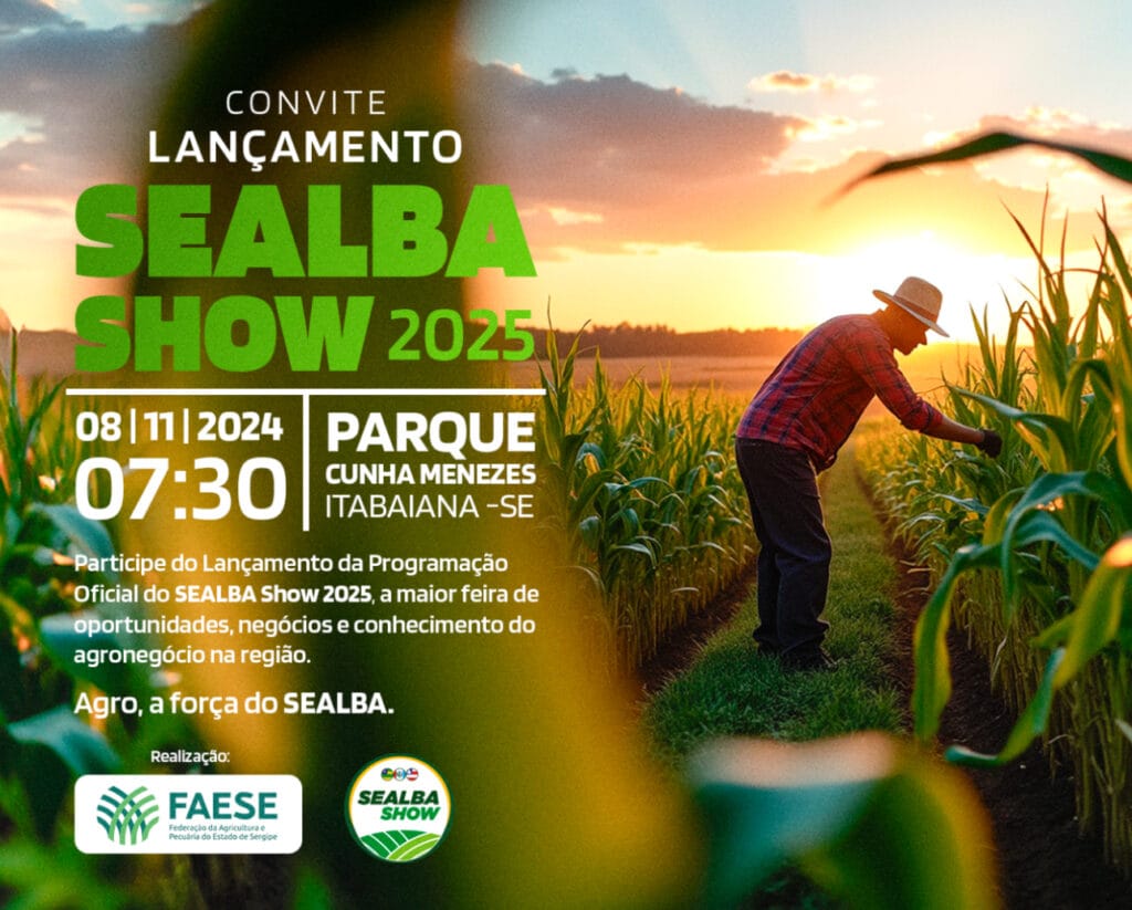 Lançamento do Sealba Show 2025 será no dia 8 de novembro