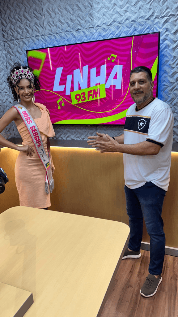 Miss Sergipe Teen gravará clipe da música Caminhoneiro ItabaianenseMaryanne Martins confirmou gravação durante o programa Linha 93