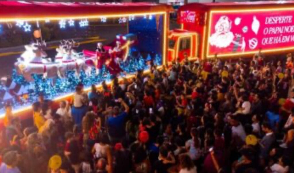 Caravana de Natal da Coca-Cola acontece neste domingo dia 24 em Aracaju/SE