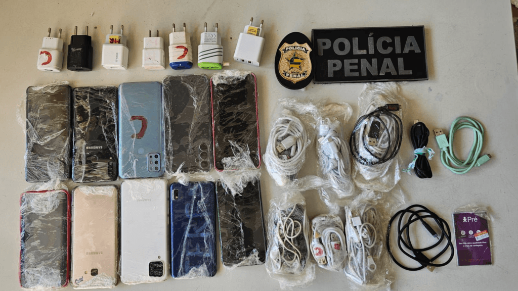 Polícia penal apreende drogas e celulares em presídio de Areia Branca