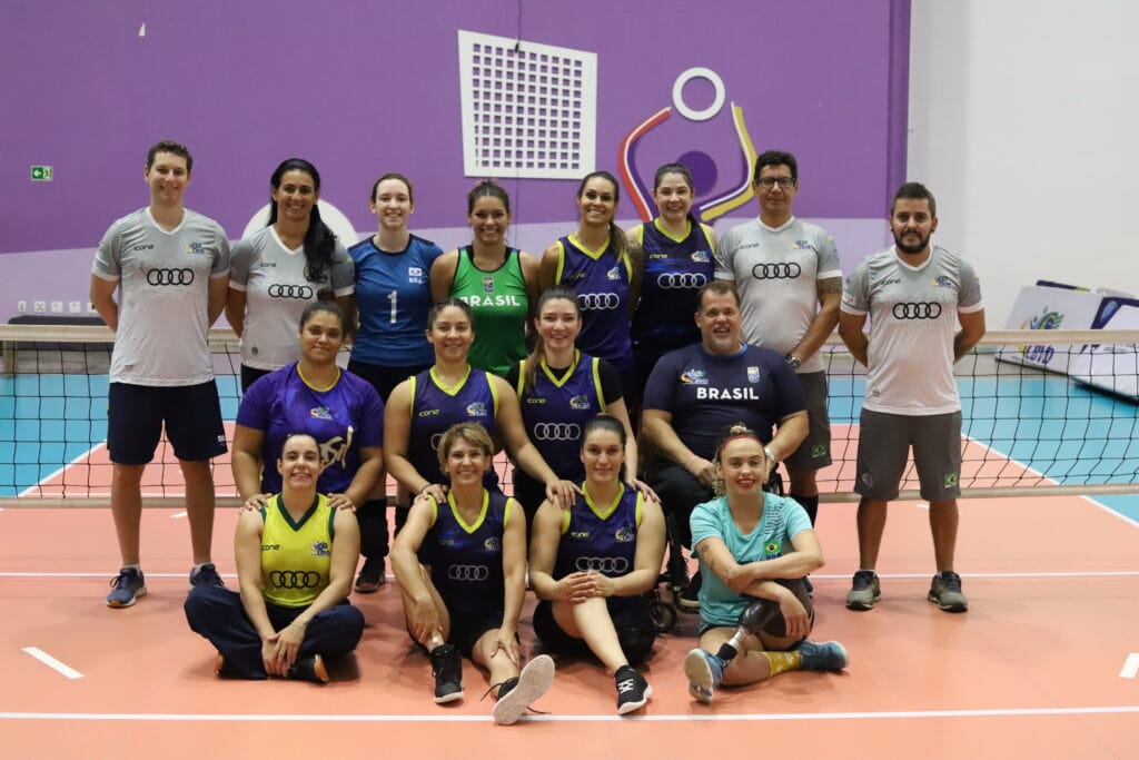 Dedicação e Superação marcaram a 1ª Semana de Treinamento da Seleção Brasileira Feminina de Vôlei Sentado