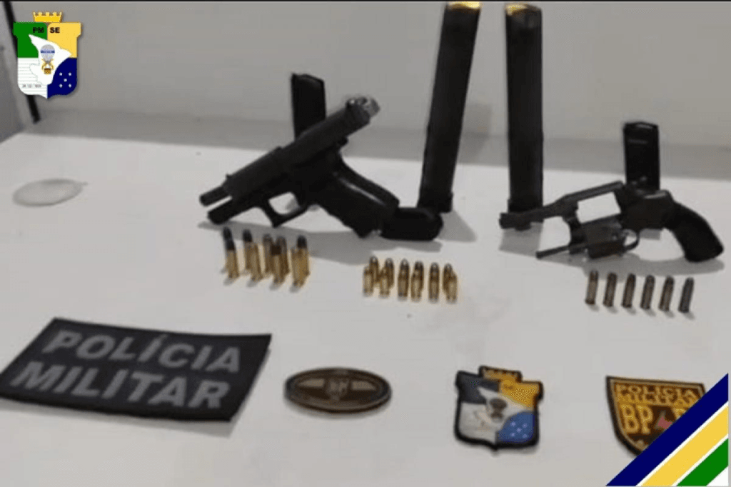 🚔 Colisão com viatura resulta em apreensão de armas e prisão de três homens no Lamarão