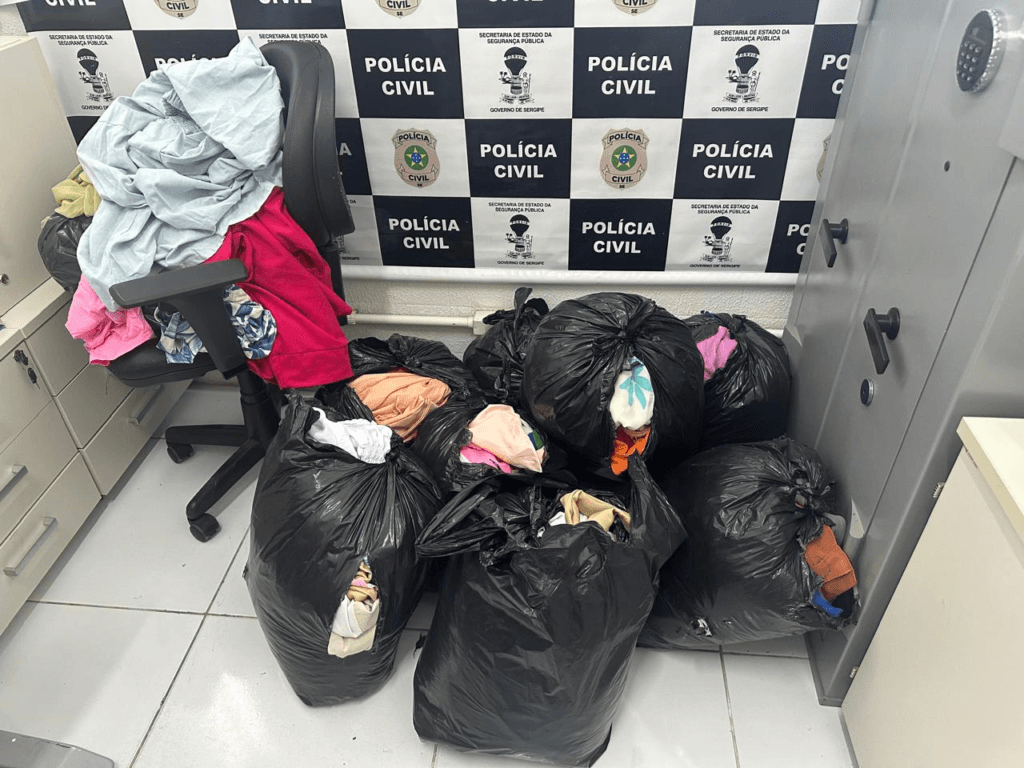 Delegacia de Propriá localiza e recupera roupas avaliadas em R$ 25 mil na cidade de Igreja Nova/AL