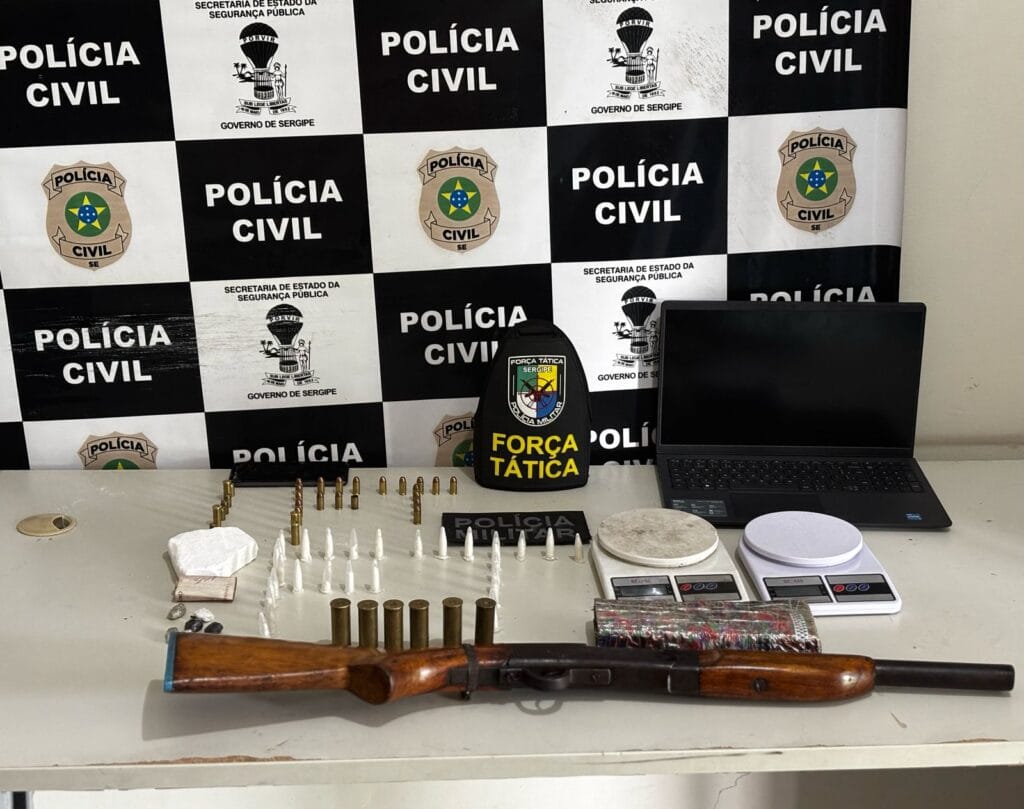 Polícia apreende armas e drogas na Zona Rural de Areia Branca