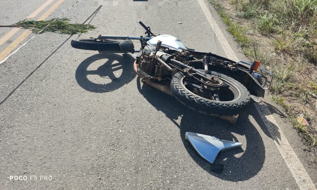Motociclista morre em acidente em Poço Verde