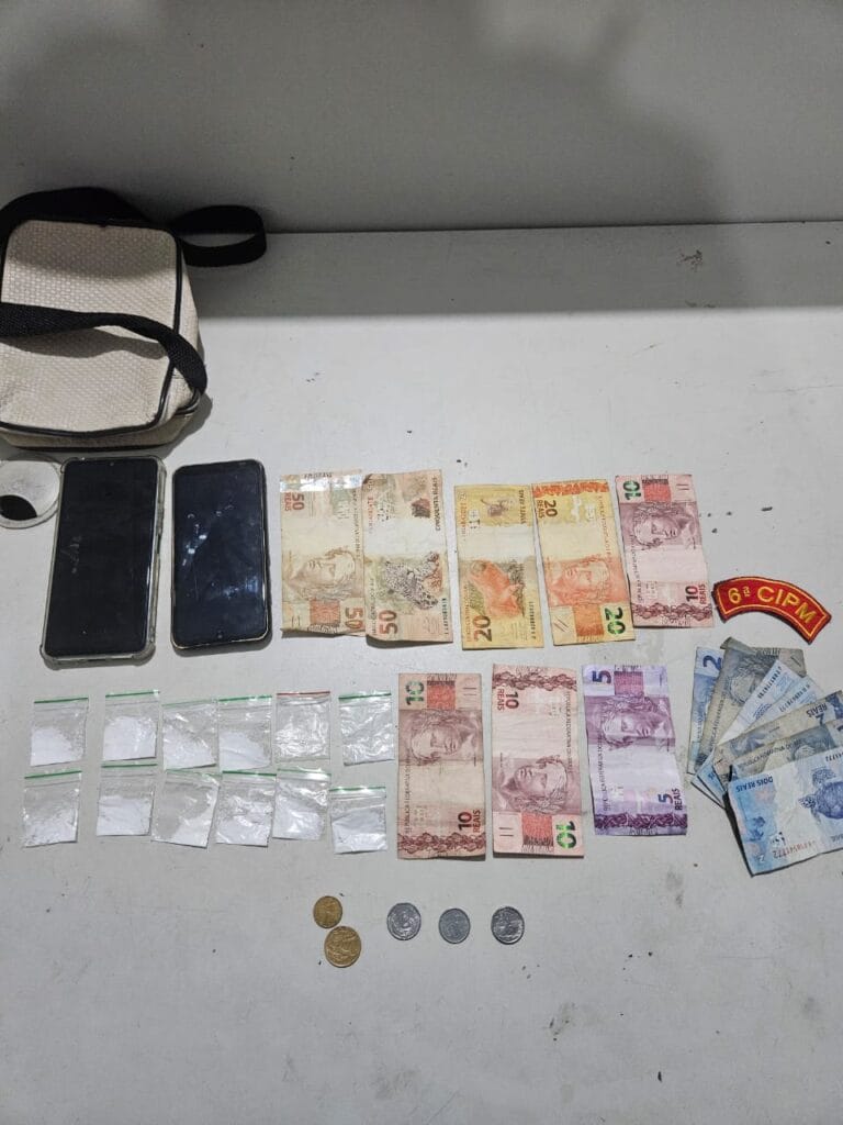 Casal é preso suspeito de tráfico de drogas em Aracaju
