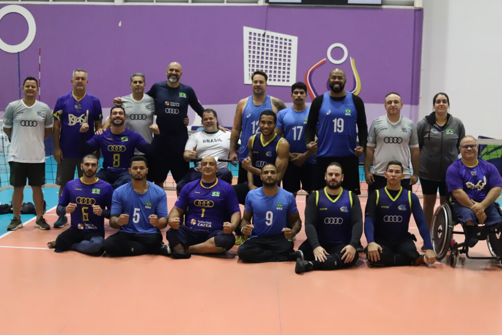 Seleção Brasileira Masculina encerra preparação visando ouro no Campeonato Zonal Pan-Americano de ParaVolley
