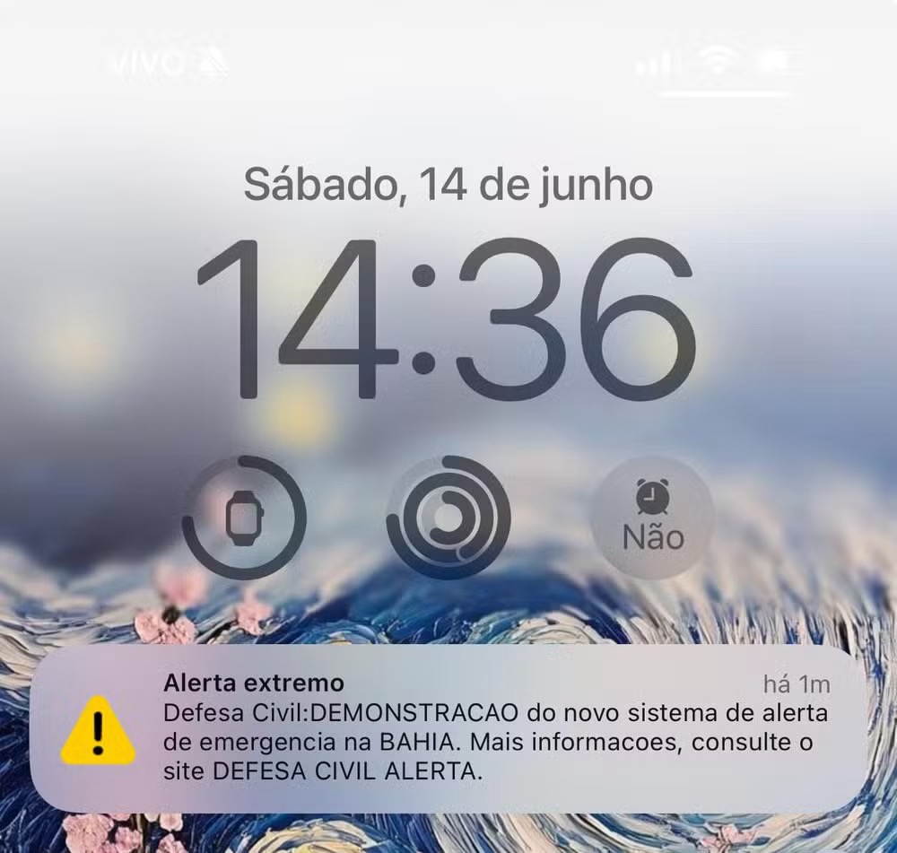 Testes do novo sistema de alerta da Defesa Civil chegam ao Nordeste