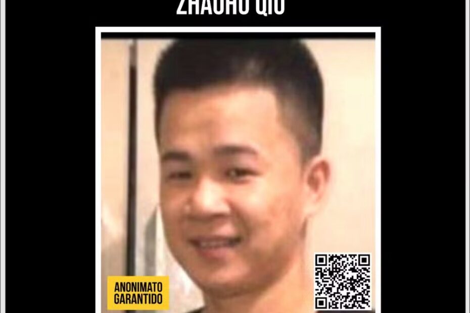 Disque Denúncia busca Chinês suspeito de matar brasileira