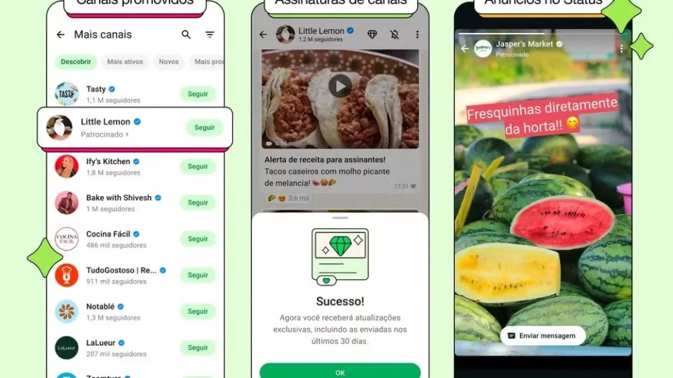 WhatsApp terá anúncios na aba de Status e nos Canais