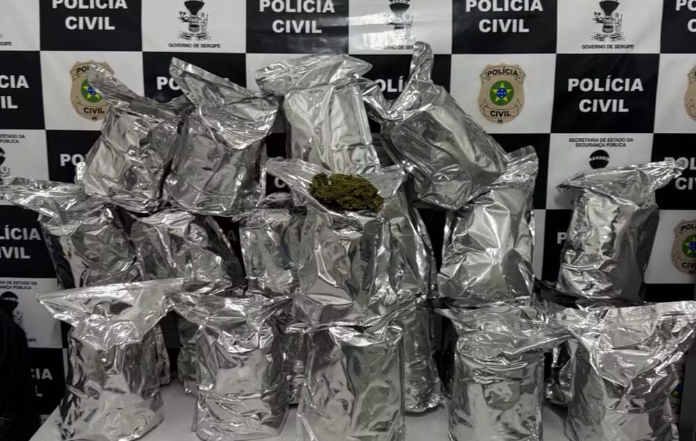 Polícia apreende 22 quilos de ‘flor da maconha’