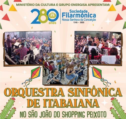 Filarmônica de Itabaiana Leva Tradição Junina ao Shopping Peixoto Neste Sábado