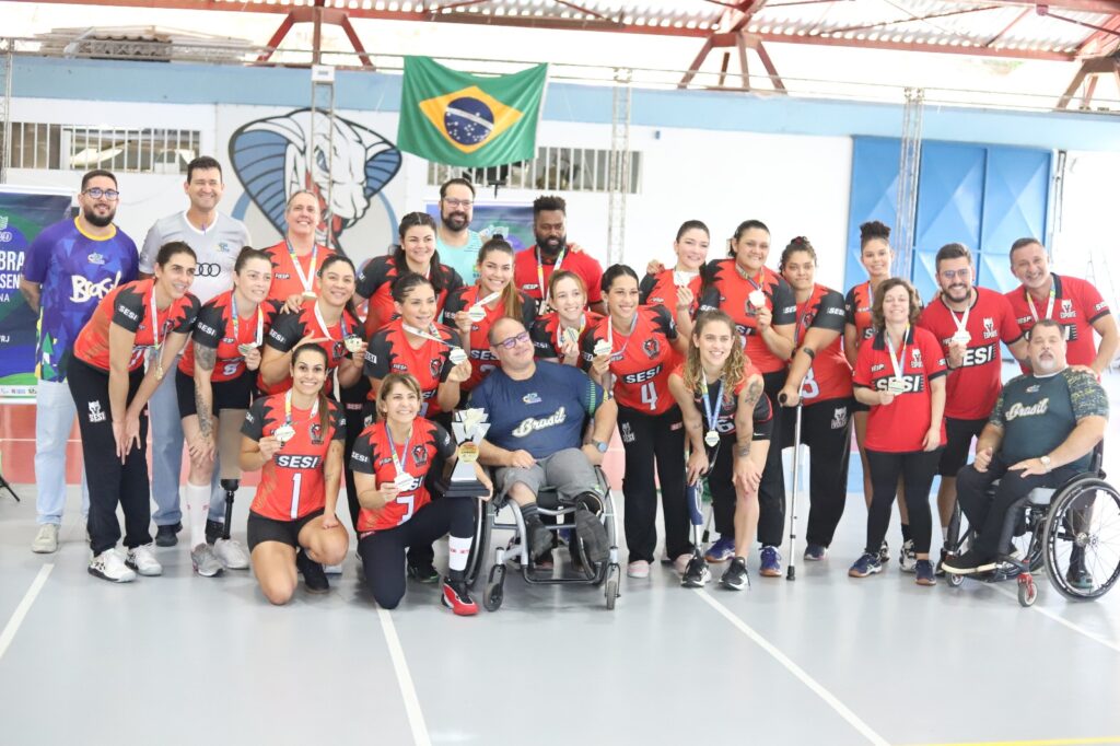 Sesi conquista a Copa do Brasil de Vôlei Sentado Feminino em duelo de gigantes