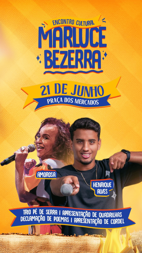Areia Branca realiza neste sábado o 1º Encontro Cultural Marluce Bezerra na Praça do Mercado