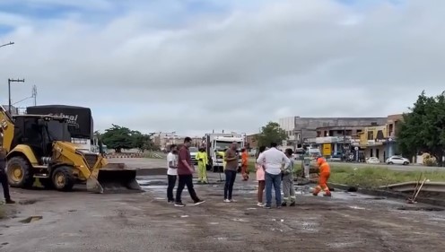 DNIT inicia reparo às margens da BR-235 em Itabaiana