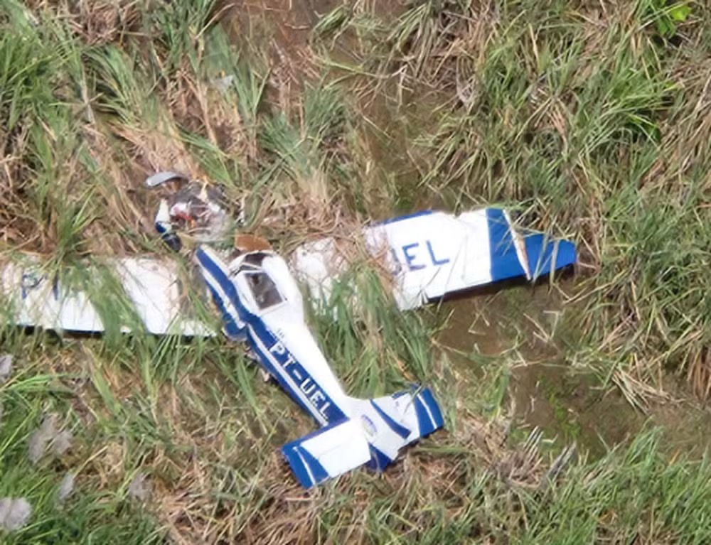 Avião agrícola cai e piloto morre no local em Sergipe