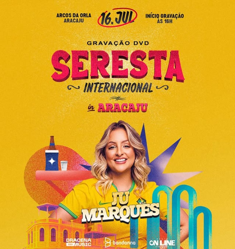 Ju Marques grava DVD em Aracaju com show especial na Orla