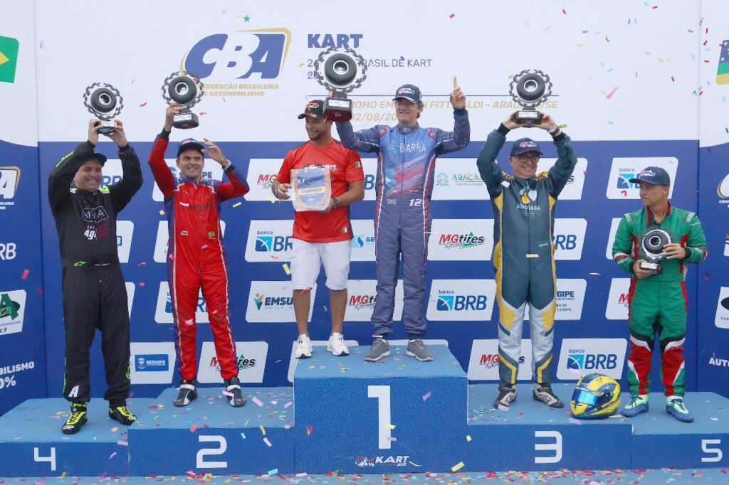 Grupo 1 da 26ª edição da Copa Brasil de Kart termina com grandes disputas em Aracaju e revela 11 novos campeões
