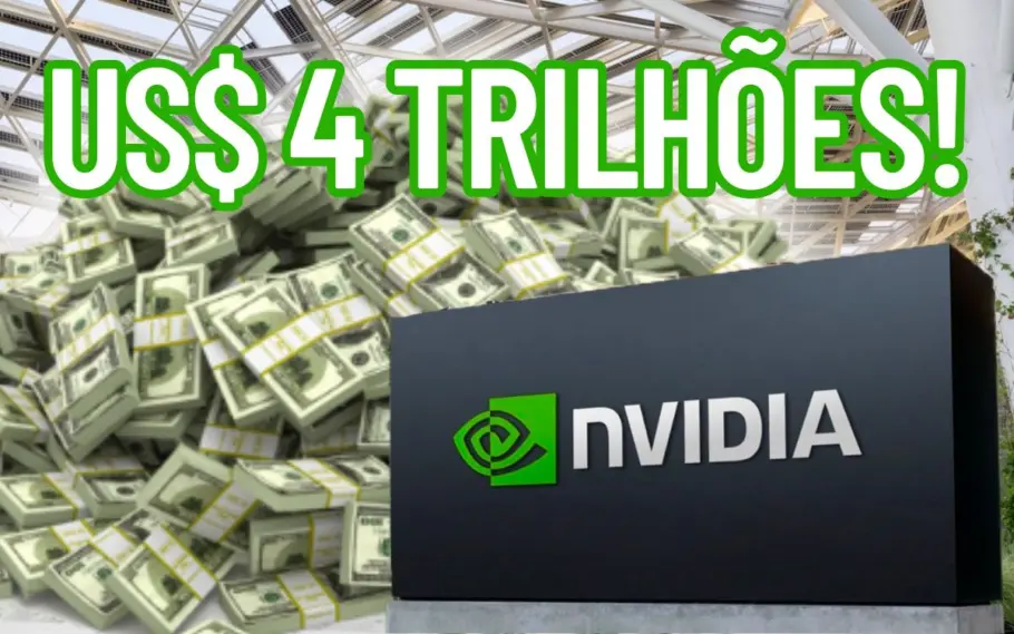 NVIDIA é a primeira empresa pública do mundo a atingir US$ 4 trilhões de valor de mercado