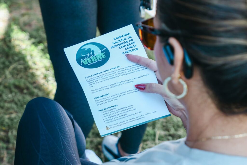 Mobilização de prevenção ao câncer de cabeça e pescoço acontece neste sábado, 26