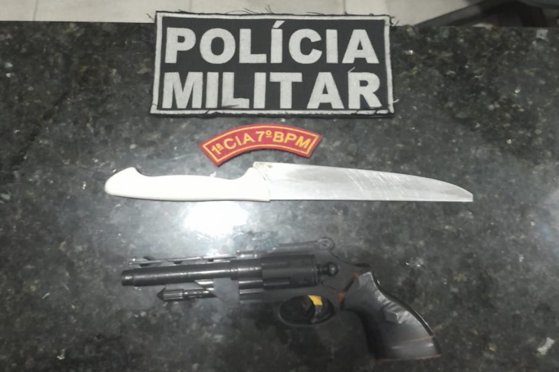 PMSE prende dupla portando simulacro de arma de fogo em Lagarto
