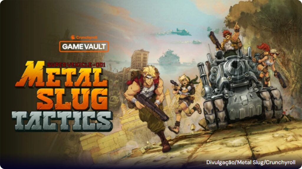 Metal Slug Tactics estreia no mobile com exclusividade no Crunchyroll Game Vault