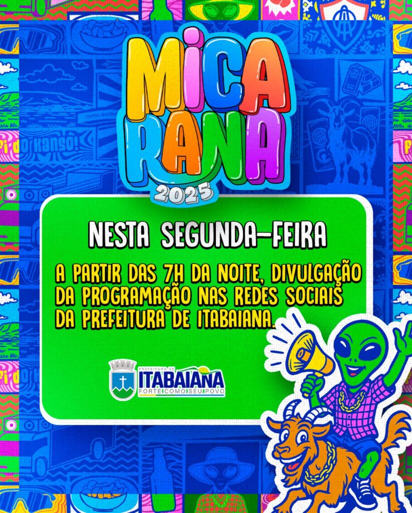 Prefeitura anuncia data de divulgação da programação oficial da Micarana 2025