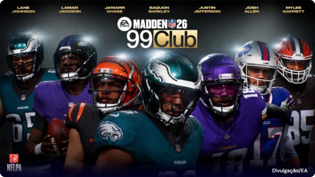 Madden NFL 26: destaques da liga e os novos membros do ‘99 Club’