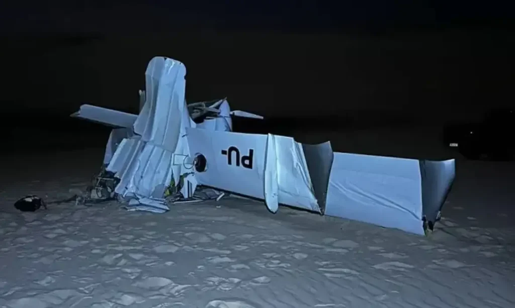 Duas pessoas morrem em queda de avião nos Lençóis Maranhenses