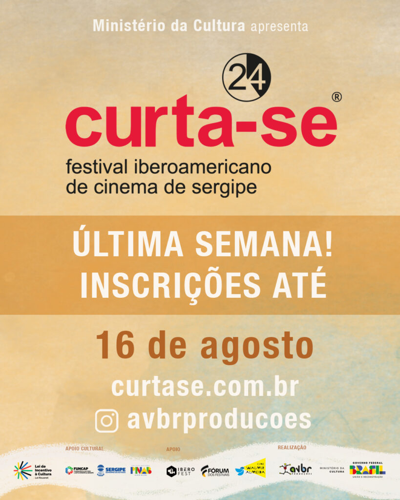 Inscrições para o Curta-SE 24 encerram neste sábado, 16