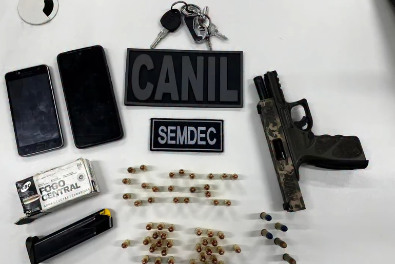 Presidiário em saída temporária do Dia dos Pais é preso armado em Aracaju
