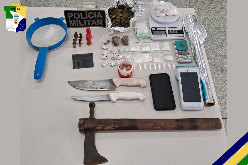 Polícia Militar prende homem após perseguição e tentativa de homicídio