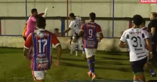 Briga generalizada marca fim de Jogo entre Itabaiana e Maringá na série C