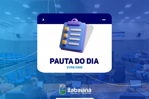 Fique por dentro das discussões e votações do dia!