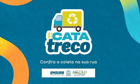 Programa Cata-treco divulga roteiro de coletas em Aracaju entre 22 e 26 de setembro de 2025