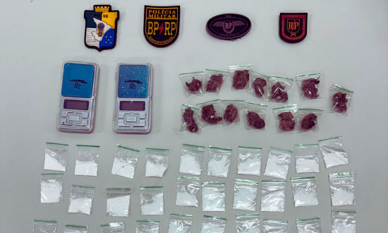 Polícia Militar prende suspeito de tráfico com cocaína e maconha no bairro Getúlio Vargas