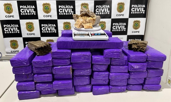 Polícia apreende 30 kg de maconha e prende suspeito na Zona Norte de Aracaju