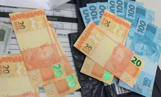 Adolescente é detido ao receber R$ 1 mil em notas falsificadas nos Correios de Nossa Senhora das Dores
