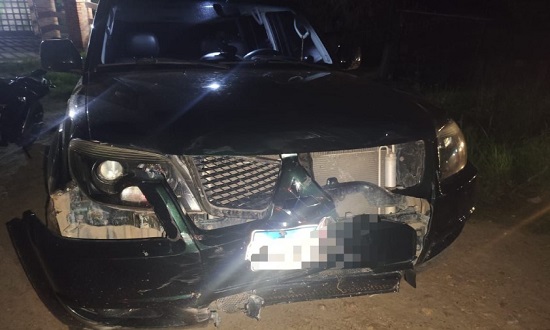 Duas pessoas ficam feridas em colisão entre carro e moto na SE-270, em Lagarto
