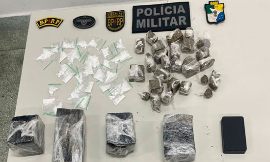 Homem monitorado por tornozeleira é preso com 5 kg de maconha e cocaína no Jardim Centenário