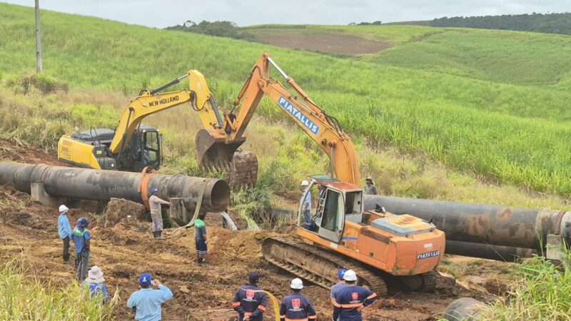 Adutora do São Francisco rompe novamente em Capela