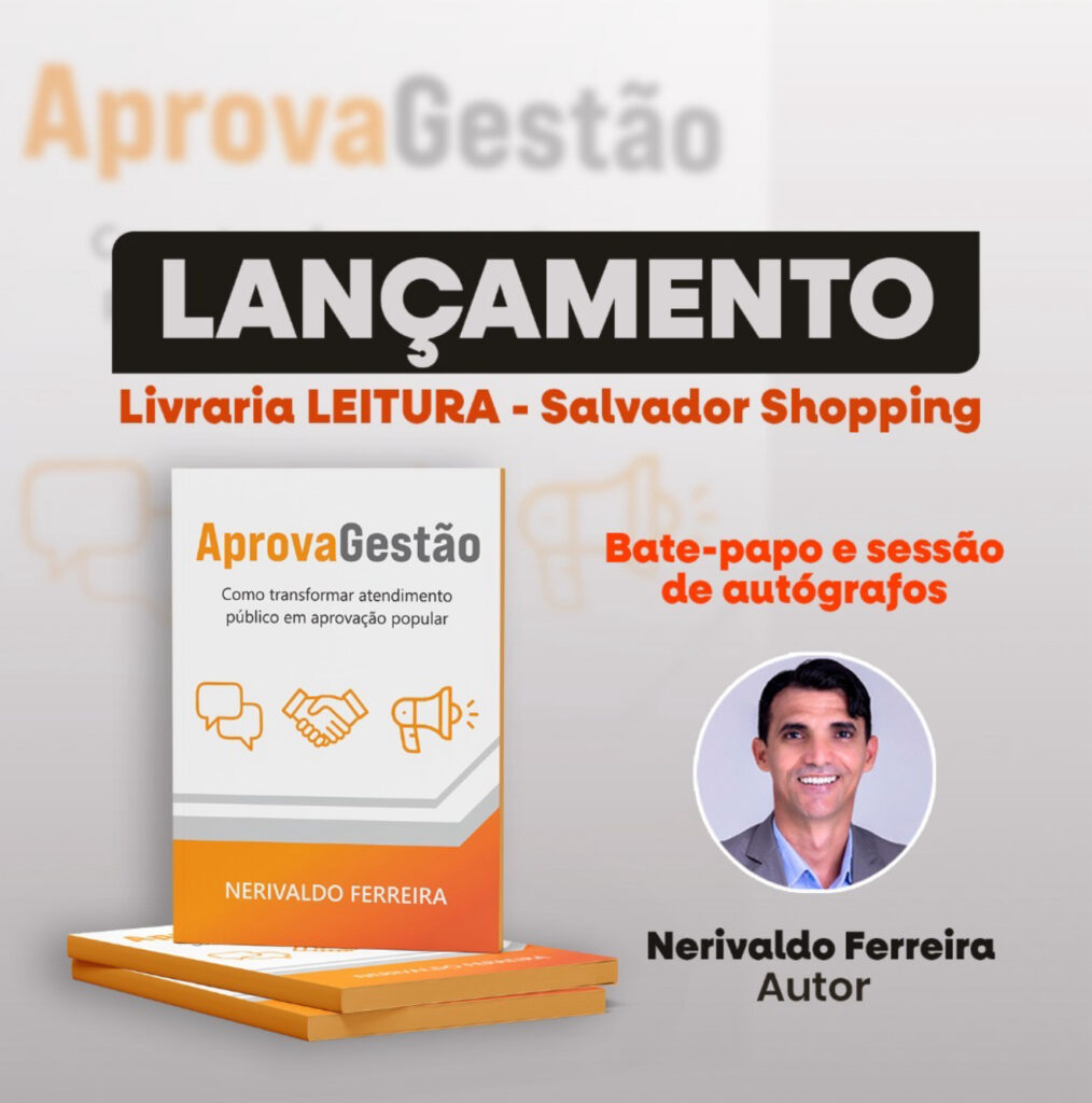 Nerivaldo Ferreira lança segundo livro: Método AprovaGestão
