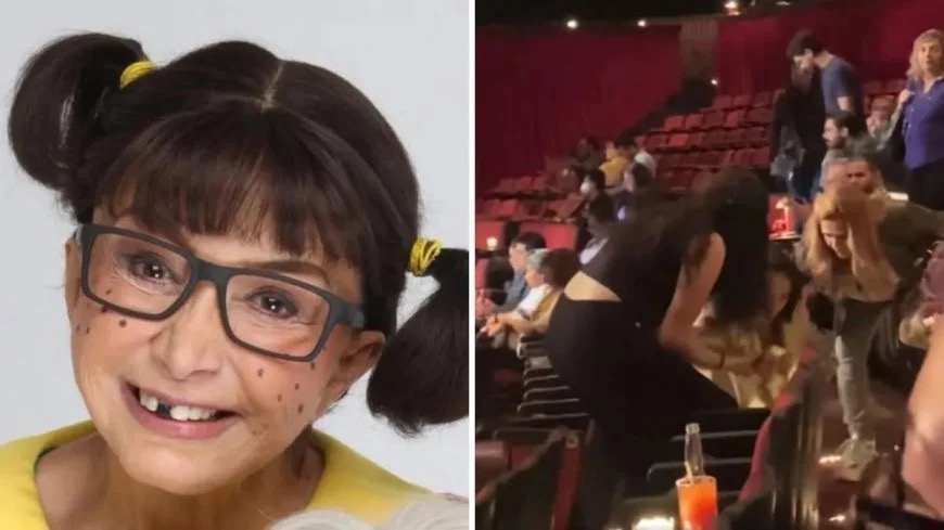 Atriz que interpretou Chiquinha sofre queda em teatro no México