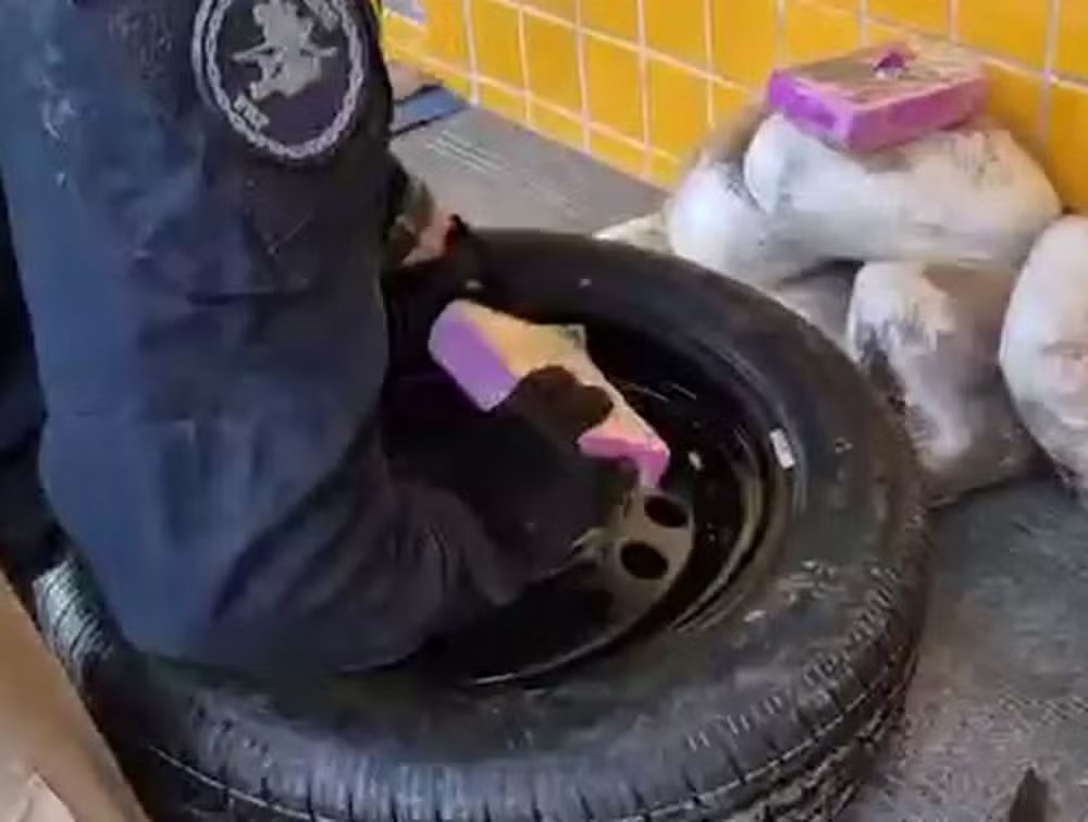 PRF apreende 5,6 kg de cocaína na BR-235