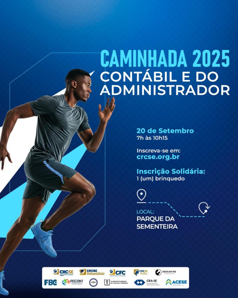 Caminhada Contábil e do Administrador acontecerá no dia 20 de setembro