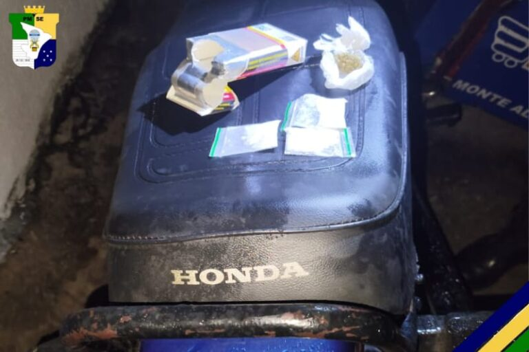 Polícia prende homem por tráfico, direção perigosa e adulteração de veículo
