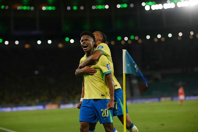 Brasil vence o Chile e mantém Vice-liderança nas eliminatórias
