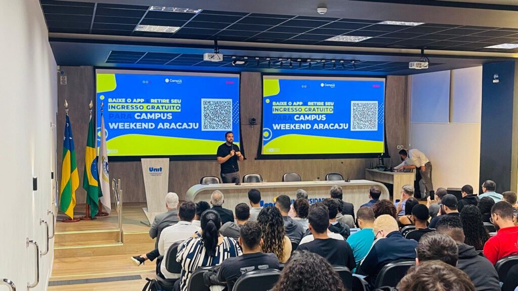 Palestra marca contagem regressiva para a Campus Party Weekend Aracaju, realizada com apoio da Prefeitura