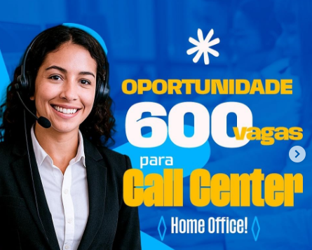 Moradores de Socorro têm 600 vagas de call center em home office com curso online